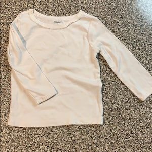 Gymboree long sleeve white T-shirt